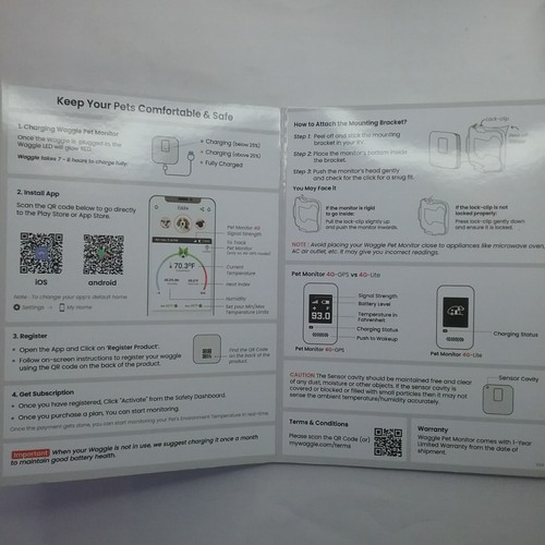 Waggle Pet Monitor 4G - Lite, Verizon Network Temp & Humidity Monitor RV Camping - 第 8/12 張圖片