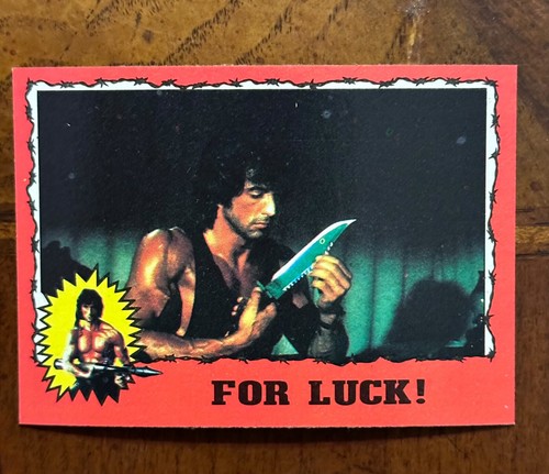 Rambo First Blood Part II Topps Trading Card Singles COMPLETE YOUR SET! U PICK - Picture 8 of 60
