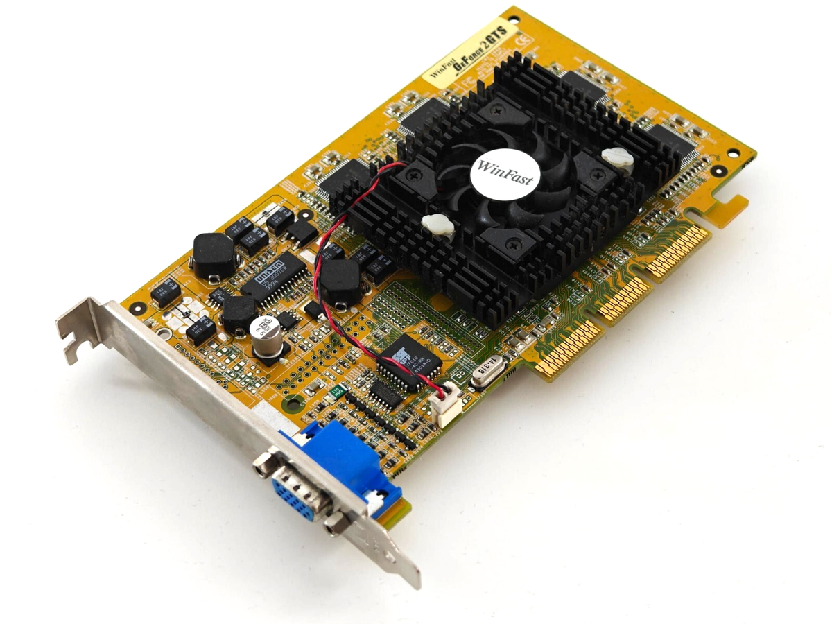 Leadtek Winfast Nvidia GeForce 2 GTS , 32MB DDR , retro