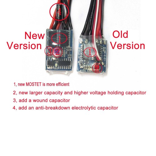 2pcs 10A ESC Brushed Speed Controller w/Brake 2S For RC Mini Car Boat Tank - Picture 3 of 5