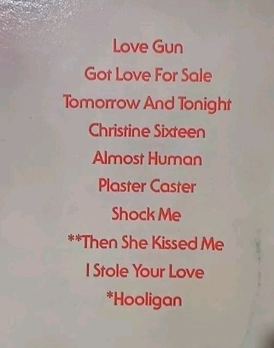 33LP Album, KIZZ, Love Gun, 1977 - Bild 6 von 12