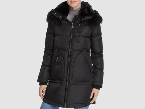 640 Vince Camuto Women S Black Winter Jacket Faux Fur Hooded Puffer Coat Size M 191152420966 Vince Camuto Women S Faux Fur Trim Parka Black Size Medium, Black Faux Fur Hooded Puffer Coat