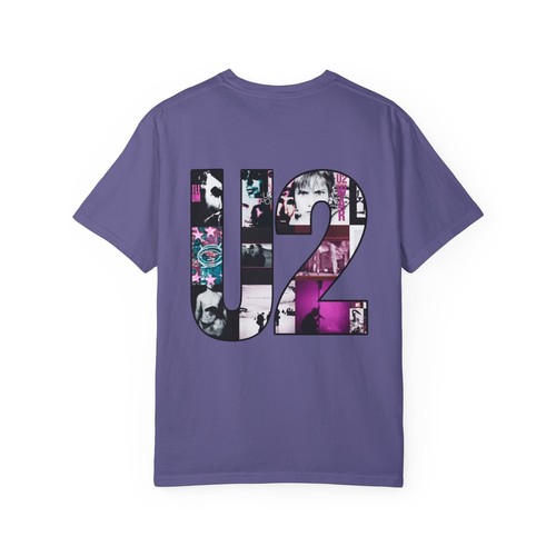 U2 Rock Music Band design geometrico Unisex Indumento-Tinto T-shirt vari colori - Foto 39 di 57