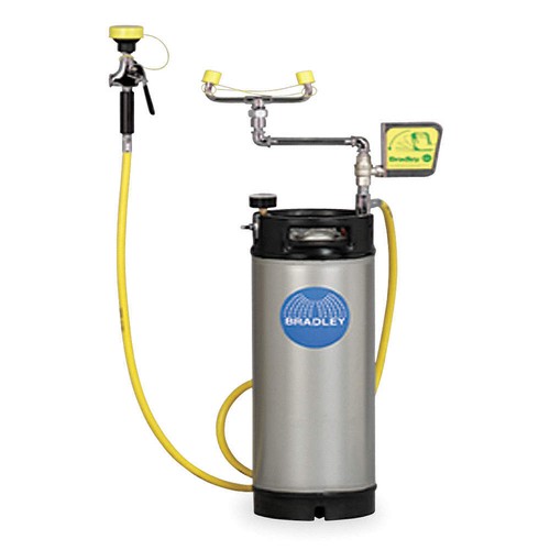 BRADLEY S19-672 Portable Eye Wash Station,5.0 gal. 4T003