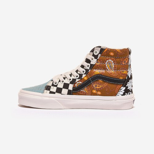 vans sk8 hi tiger patchwork