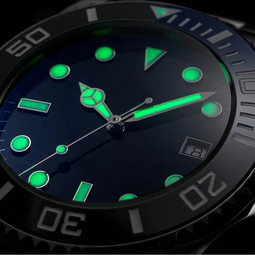 Reloj MWC 300m Resistente al Agua 24 Joyas Automático Militar Buzos en Pulsera de Acero - Imagen 3 de 7