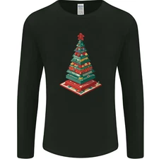 Christmas Board Games Xmas Tree Mens Long Sleeve T-Shirt