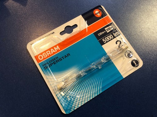 Osram Halogenstab Superstar R7s 230V 230W=300W Klar Leuchtmittel MADE IN GERMANY - Bild 2 von 4