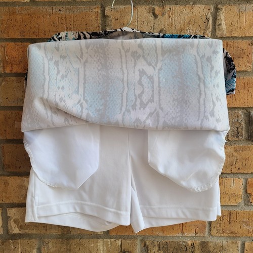 Falda corta informal de golf EP Pro para mujer con pantalones cortos talla 2 bolsillos estampado de piel de serpiente - Imagen 4 de 11