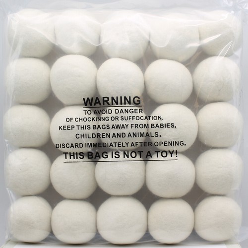 EcoJeannie Wooland Wholesale Bulk Laundry XL Premium 100% Wool Dryer Balls, - Picture 35 of 82