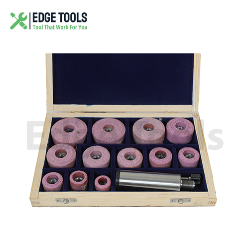 Sioux Valve Seat Grinding Wheels 12 Pcs Set Stone + Holder Star Drive 11/16" USA - Picture 10 of 24