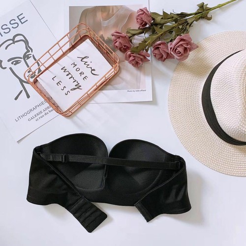 Sexy Comfy Wire Free Bra Strapless Invisible Brassiere Women Padded Everyday Bra - Picture 15 of 34