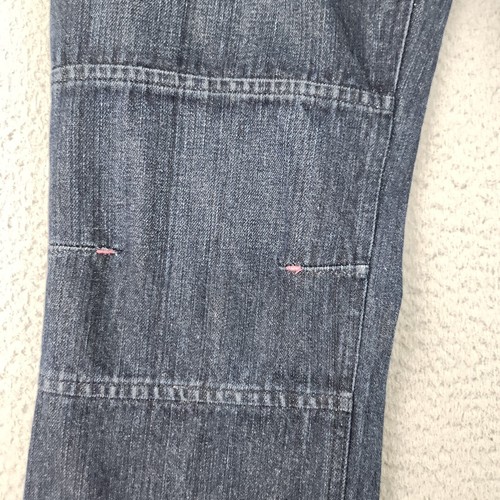 Gander Flannel Lined Jeans Girls Extra Large 18/20 Double Knee Adjustable Waist - Picture 3 of 12