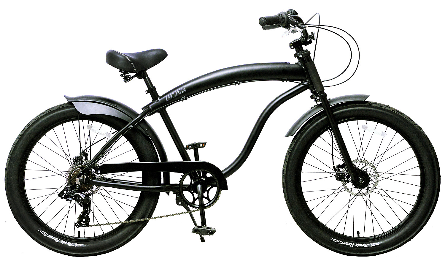 Women/'s 26/" Beach Cruiser Bike Mint green Fito Modena II Alloy 7-speed