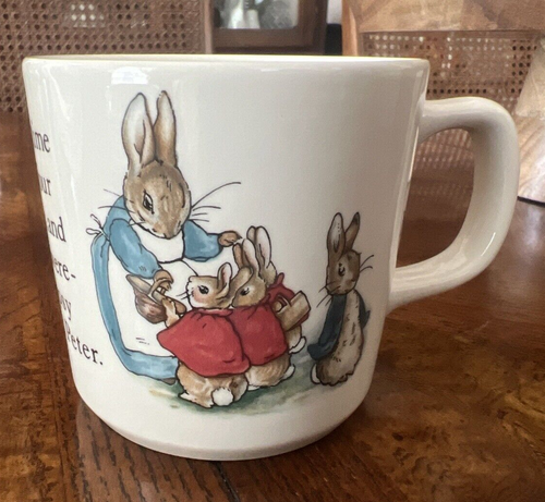 Beatrix Potter Peter Rabbit 3 Piece Nursery Set Wedgwood Mug, Plate & Bowl - Picture 7 of 15