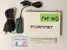 Fortinet Fortigate FWF-60D Firewall w Adapter Wireless WiFi License expired