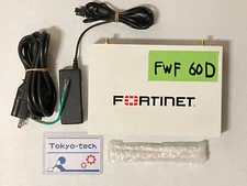 Fortinet Fortigate FWF-60D Firewall w Adapter Wireless WiFi License expired