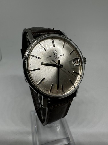 Vintage Rare Eterna Matic 1000 5 Star Working Watch - Picture 7 of 7
