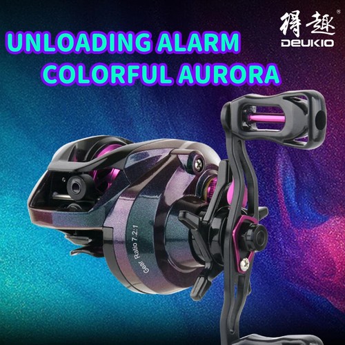 Colorful Baitcasting Reel 8KG Max Drag 6 Bearing 7.1 :1 Gear Ratio Fishing Reel - Picture 6 of 13