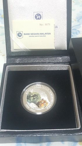 2014 taman negara single silver proof With Cert & box well kept radar sn 0171 - Picture 2 of 4