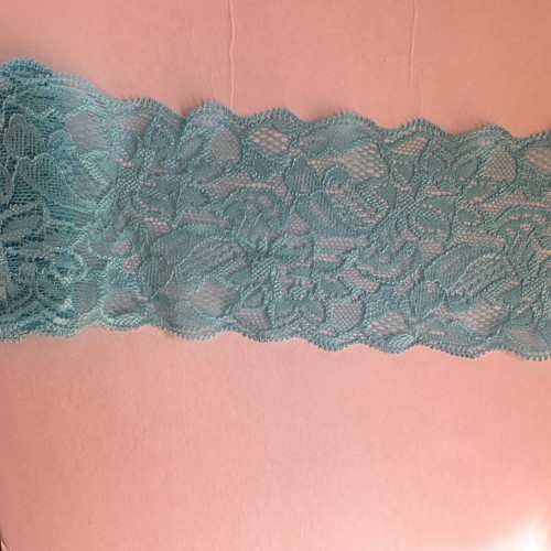 Elastische Stretch Blumenmusterspitze 3" 7,5 cm ***29 VERSCHIEDENE FARBEN*** x 1 YARD - Bild 11 von 31