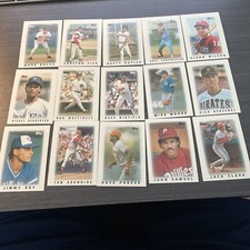 1986 Topps Baseball Mini Major League Leaders 15 cards