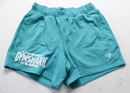 Gymshark Men's Regular Fit Lifting Club Mesh 5" Shorts Zg3 Teal Size XS NWT