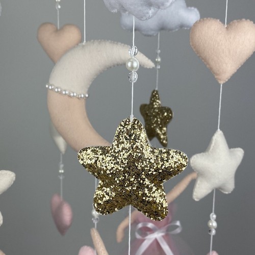 Culla mobile bambina ballerina bambino mobile decorazione asilo bambina nuova regalo bambino - Foto 7 di 12