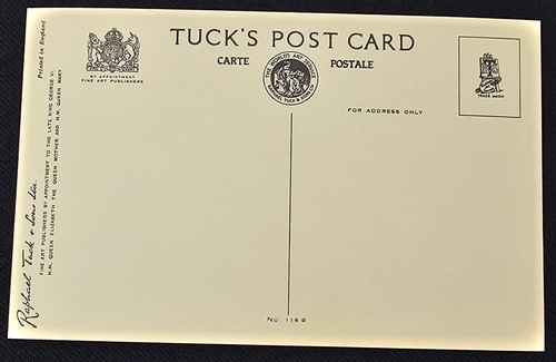 VINTAGE HER MAJESTY QUEEN ELIZABETH II POSTCARDS (7) RAPHAEL TUCK COLOURPICTURE - Picture 3 of 15