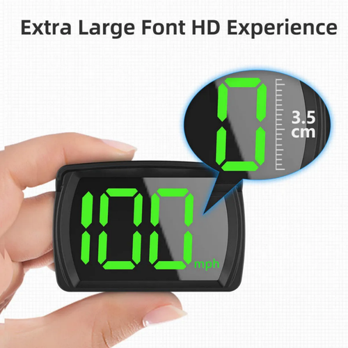 1pc GPS Digital Speedometer Car Truck Motorcycle Head Up Display HUD MPH - Foto 13 di 13