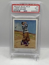1930 Wills Famous Golfers #3 Henry Cotton PSA 5.5