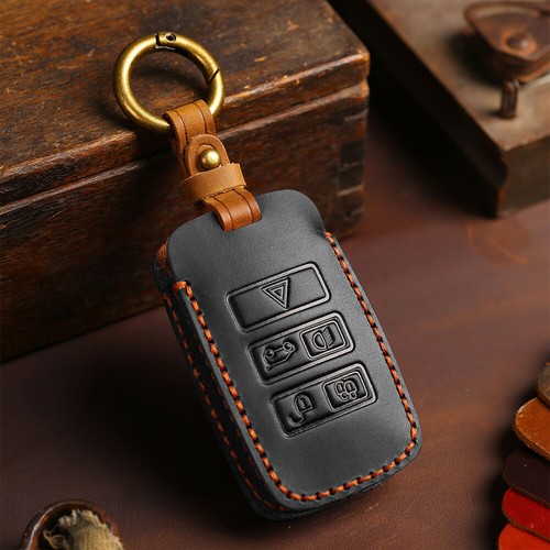 Leather Remote Key Case Fob Cover For Jaguar XE XF F-PACE E-PACE I-PACE 2020-25 - Photo 16/27
