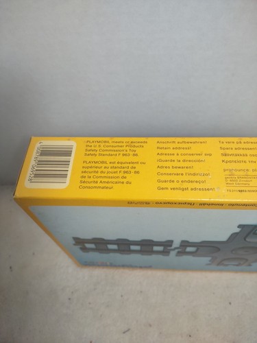 PLAYMOBIL 1-2-3 TRAIN TRACK 6951 TRAIN TRACKS COLLECTABLE VINTAGE TRACK #6951 - Picture 4 of 4