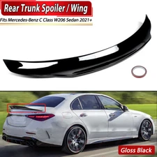 GLOSSY BLACK PSM STYLE TRUNK SPOILER FOR 22-23 MERCEDES BENZ W206 C300 C43 SEDAN