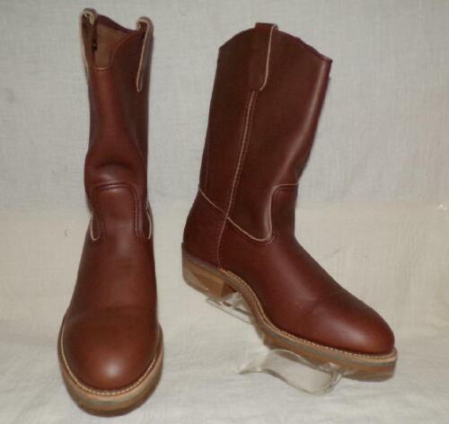 BOTTES HOMME WELLINGTON TRAVAIL WING ROUGE FABRIQUÉES #2265 USA CUIR DE CHASSE TRAVAIL NEUF - Photo 1 sur 11