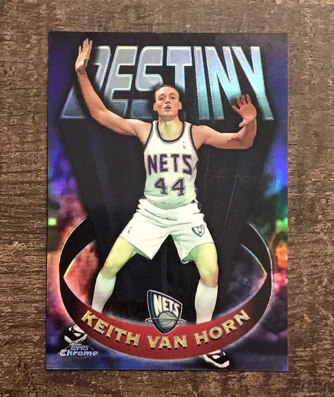 1997-98 Topps Chrome Keith Van Horn Destiny Refractor #D7 Nets