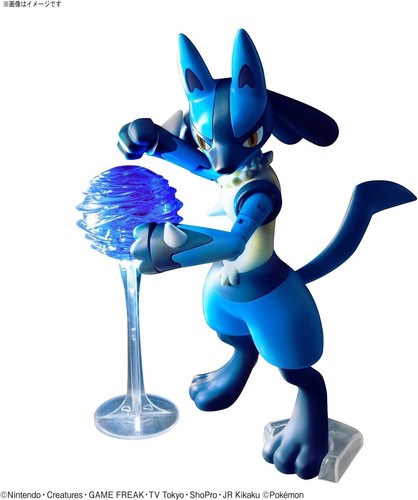 LUCARIO & RIOLU Bandai Pokemon Plastic Model Kit new With Box Plamo Series 44 - Bild 8 von 10