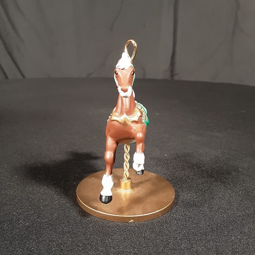 Hallmark Andenken Weihnachtsschmuck 1989 Karussell Pferd STERN 3. in Serie 4 - Bild 8 von 12