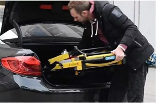 Ältere Menschen Treppensteig Elektrischer Treppenlift-Rollstuhl mit Steuerung - Bild 4 von 19