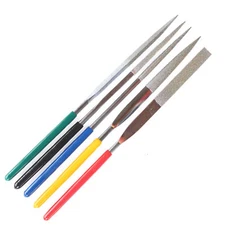5Pcs 140MMx3MM Diamond Precision Needle File Watch Jewelers Repair Tool Hobby