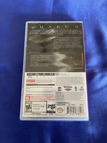 Quake 2 / Quake II - Nintendo Switch - Limited Run Games #207 - Neu & Sealed - Bild 2 von 3