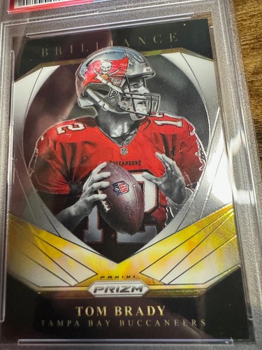 NFL 2020 Panini Prizm Brilliance Tom Brady #7 PSA 10 GEM Mint. THE GOAT & HOF - Picture 5 of 9