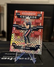 2024 Panini Rookies & Stars Drake Maye Crusade RED PLAID PRIZM RC C-DME 🔥🔥