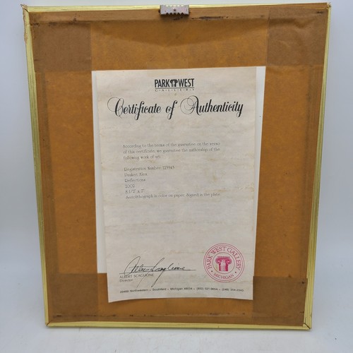 Alex Pauker "Reflections" Seriolithograph Print COA 2002 Park West Gallery Frame - Bild 5 von 7