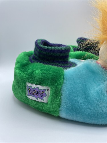 Vintage Rugrats Chucky Kids House Shoes Slippers 1998 Nickelodeon Size 11/12 XL - Picture 3 of 12