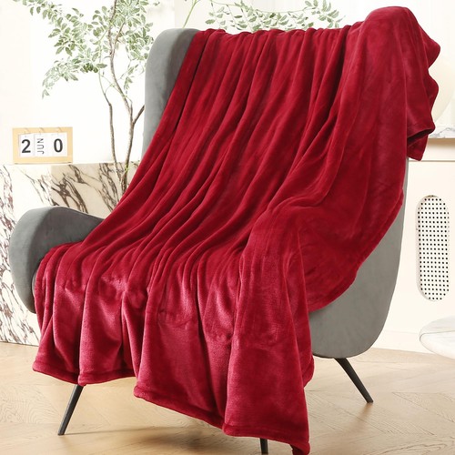 Electric Throw Blanket Heated Blanket Super Soft Cozy Flannel Electric Blanket - Picture 4 of 7