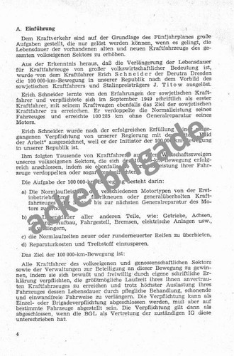 300369 100 000 km Bewegung FDGB Transportplan - Bild 3 von 5