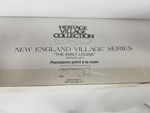 Department 56 The Emily Louise Ship England Village 56581 Includes Dock 2 Pc - Picture 6 of 14