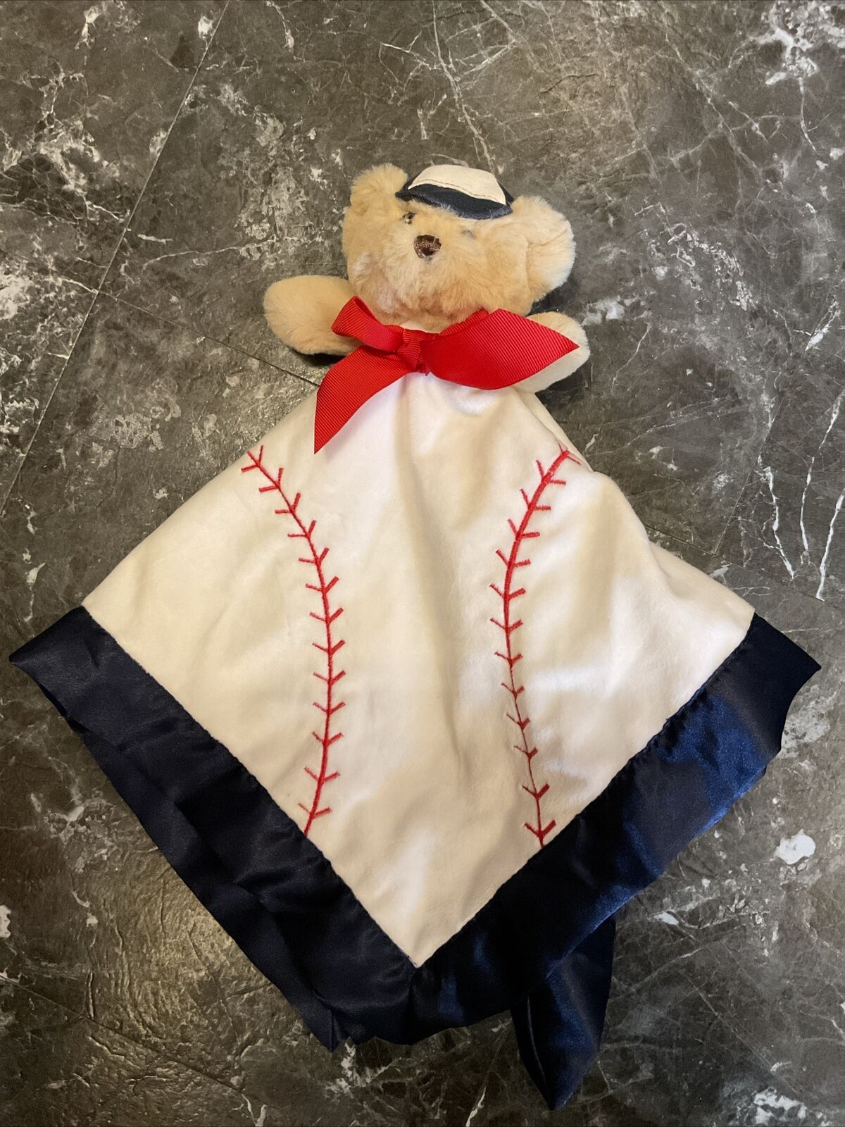 Bearington Baby Collection Lil' Slugger Baseball Lovey Security Blanket(57)
