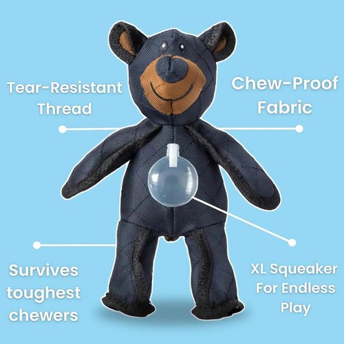 Unbreaka Bear 2.0 Hundespielzeug Quietscher Hundespielzeug Quietscher Plüschbär Hund Kauspielzeug - - Bild 4 von 11